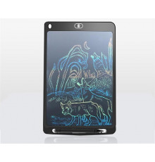 Кольоровий графічний планшет LCD-планшет для малювання Writing Tablet 12 дюймів Black (2172312)
