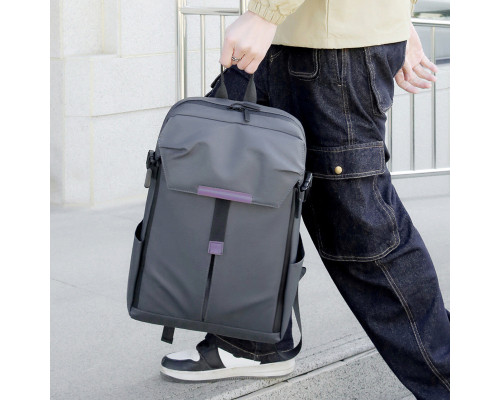 Рюкзак міський No Brand BLH6868 44х29 см Gray 13083-84485