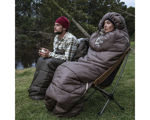 Туристичний спальний мішок в чохлі Naturehike U350 Brown Туристичний спальний мішок в чохлі Naturehike U350 Brown