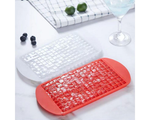 Форма для льоду силіконова СМ Кубики 160 комірок 23х12 см Червоний (С051362)