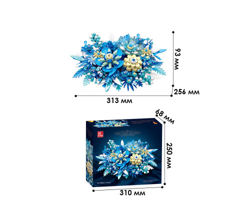 3D-конструктор Jie Star 9045 Dried Flower Decoration 917 деталей 13213-84637