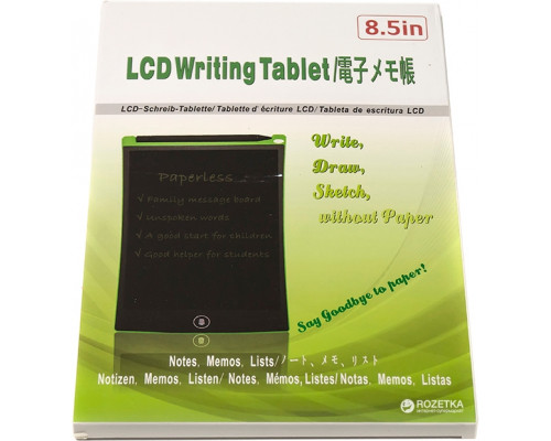 Графічний планшет для малювання Psheko Writing Tablet 8.5" Green (PH050627) Графічний планшет для малювання Psheko Writing Tablet 8.5" Green (PH050627)