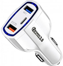 Зарядний пристрій Xiamen 2USB Type-C PD35W QC 3.0 White (050554)