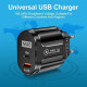 Зарядний пристрій Mirrow USB Type-C Super Charge/Quick Charge 3.0 PD 20W Black (366589741)