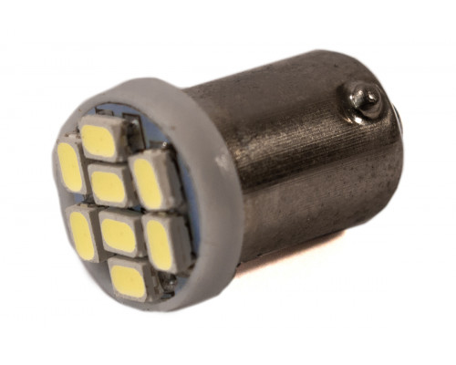 Світлодіодна лампа AllLight T 8.5 8 діодів 3014 BA9S 12V WHITE Світлодіодна лампа AllLight T 8.5 8 діодів 3014 BA9S 12V WHITE