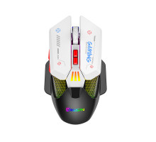 Миша бездротова ігрова з акумулятором та підсвідкою Imice 2.4 gHz MiKespN W19 E-Sports Black