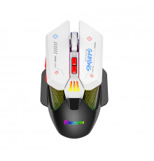 Миша бездротова ігрова з акумулятором та підсвідкою Imice 2.4 gHz MiKespN W19 E-Sports Black