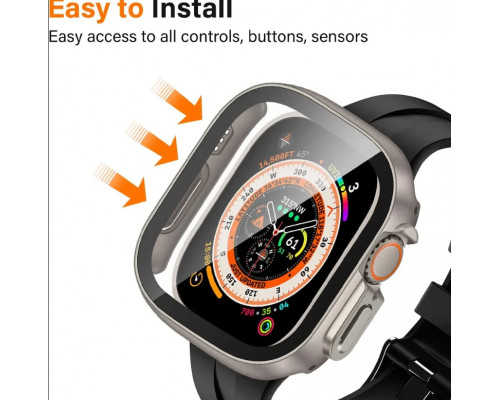 Захисний чохол із захисним склом Choice 3 для Apple Watch 49 мм Ultra Titanium 452063180 Захисний чохол із захисним склом Choice 3 для Apple Watch 49 мм Ultra Titanium 452063180