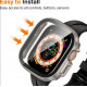 Захисний чохол із захисним склом Choice 3 для Apple Watch 49 мм Ultra Titanium 452063180