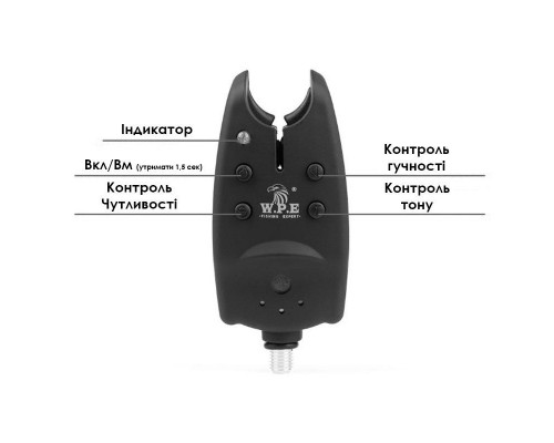 Сигналізатор клювання WPE TLI-07 протиударний Сигналізатор клювання WPE TLI-07 протиударний