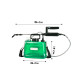 Електричний обприскувач Lesko 7.4V 5 л Green 13344-85847