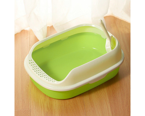 Туалет для кішок з лопаткою Taotaopets 226611 Green Туалет для кішок з лопаткою Taotaopets 226611 Green