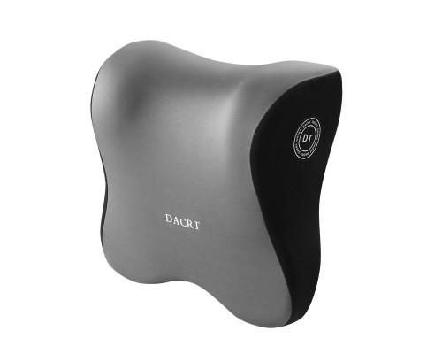 Автомобільна подушка-підголовник DACRT 27х27х11 см Gray