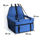 Сумка для тварин в авто Lesko SY-2022-0628 Blue
