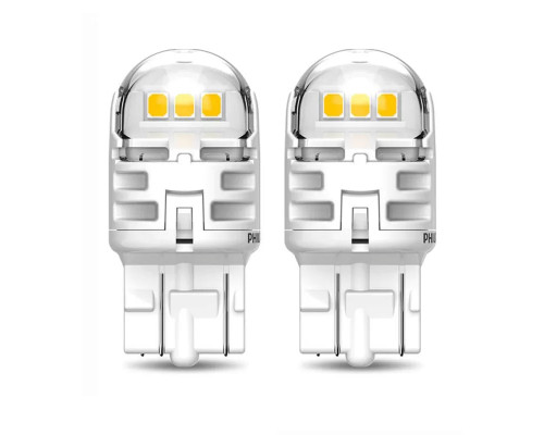 Комплект світлодіодних ламп Philips 11066CU60X2 W21/5W 12V 2.5/0.5W W3x16q Ultinon Pro6000 Комплект світлодіодних ламп Philips 11066CU60X2 W21/5W 12V 2.5/0.5W W3x16q Ultinon Pro6000