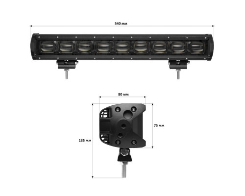 Світлодіодна фара-люстра Starlight 90 watt 10-30V IP68 (lsb-lens-90W) Світлодіодна фара-люстра Starlight 90 watt 10-30V IP68 (lsb-lens-90W)