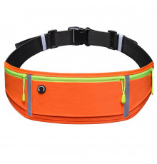 Спортивна сумка на пояс EasyRun Вологостійка Orange (55353252)