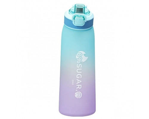 Пляшка для води СМ пластикова 1000 мл Синьо-фіолетовий (С051408)