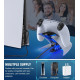 Зарядка для джойстика PS 5 Dobe Станція для PlayStation 5 PS 5 DualSense dualsense edge на 2 геймпади Білий
