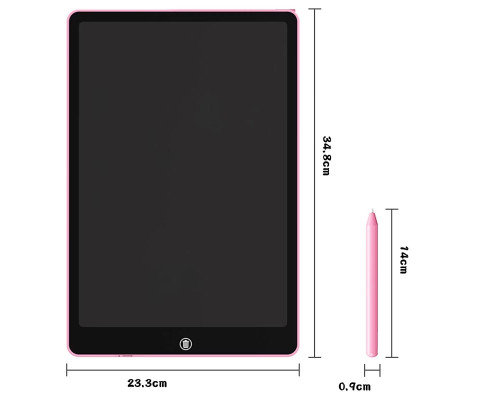 Графічний планшет для малювання Psheko Writing Tablet 16" Pink (FR050643) Графічний планшет для малювання Psheko Writing Tablet 16" Pink (FR050643)