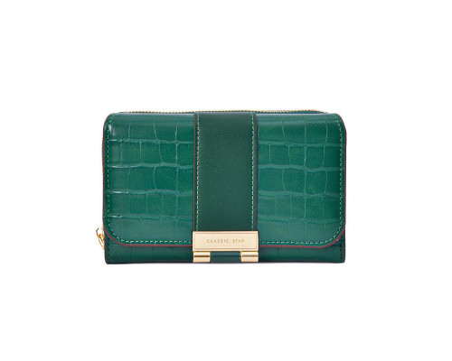 Жіночий гаманець Eastern STAR C319-3A 15х10 см Зелений 13198-84702