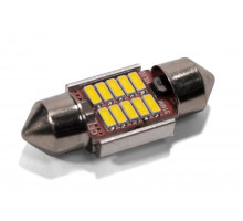Світлодіодна лампа StarLight T11 10 діодів SMD 4014 12-24V S8.5 31mm WHITE