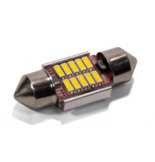 Світлодіодна лампа StarLight T11 10 діодів SMD 4014 12-24V S8.5 31mm WHITE