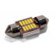 Світлодіодна лампа StarLight T11 10 діодів SMD 4014 12-24V S8.5 31mm WHITE