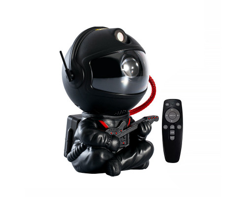 Проектор-нічник No Brand HR-F2 Black Астронавт із гітарою 8 режимів 13059-83041