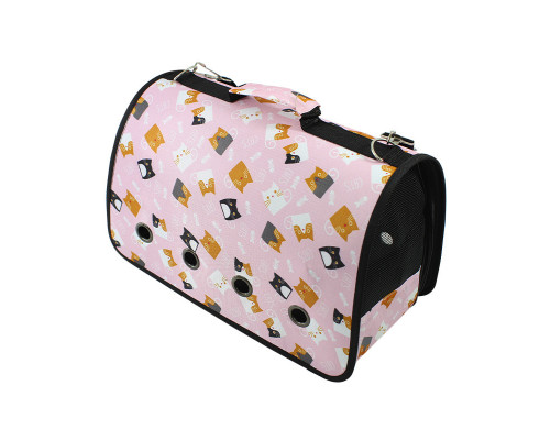 Сумка-перенесення для котів та собак Taotaopets 246610 Kats M Pink (5537-17417) Сумка-перенесення для котів та собак Taotaopets 246610 Kats M Pink (5537-17417)