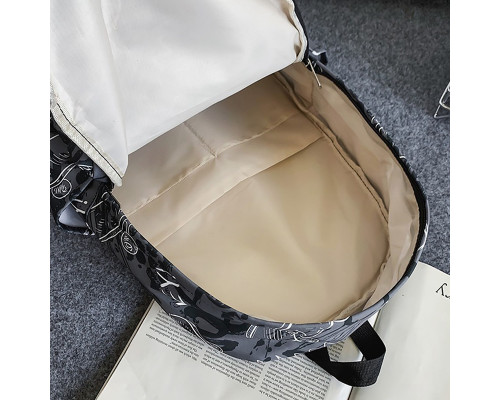 Рюкзак підлітковий Lesko 8055228 20 л Gray 12898-82700 Рюкзак підлітковий Lesko 8055228 20 л Gray 12898-82700