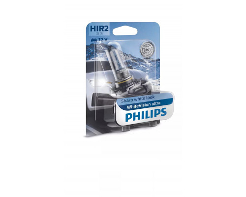 Автолампа PHILIPS 9012WVUB1 HIR2 12V WhiteVision ultra +60% (3700K) B1 Автолампа PHILIPS 9012WVUB1 HIR2 12V WhiteVision ultra +60% (3700K) B1