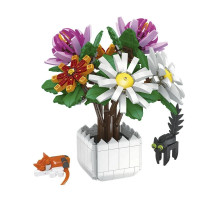 3D-конструктор Jie Star 9036 Chrysanthemum potted plants 900 деталей 13217-84634