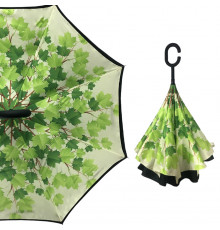Парасолька зворотного додавання Up-Brella Листя Зелений (2907-13259)
