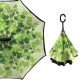 Парасолька зворотного додавання Up-Brella Листя Зелений (2907-13259)