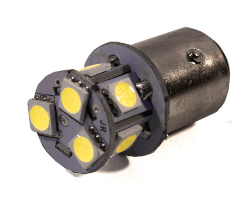 Світлодіодна лампа AllLight T25 8 діодів 5050 1156 BA15S 12V WHITE Світлодіодна лампа AllLight T25 8 діодів 5050 1156 BA15S 12V WHITE