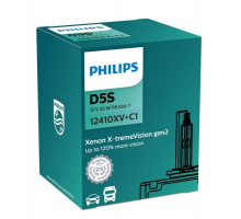 Ксенонова лампа Philips Xenon D5S X-treme Vision gen2 12410XVC1 +150%