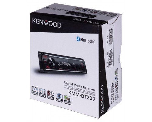Автомагнітола Kenwood KMM-BT209 Автомагнітола Kenwood KMM-BT209