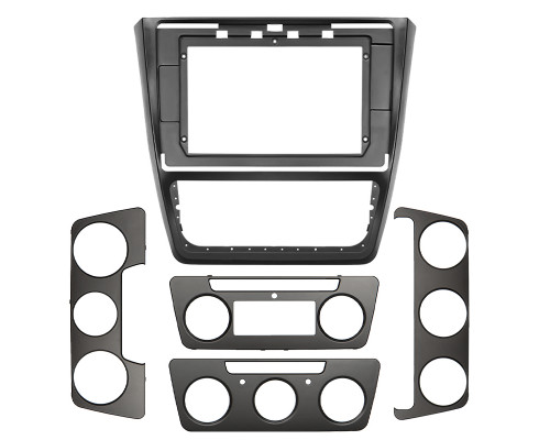 Перехідна рамка No Brand Skoda Octavia 2004-2014 р F-6502 Black (6529-22642) Перехідна рамка No Brand Skoda Octavia 2004-2014 р F-6502 Black (6529-22642)