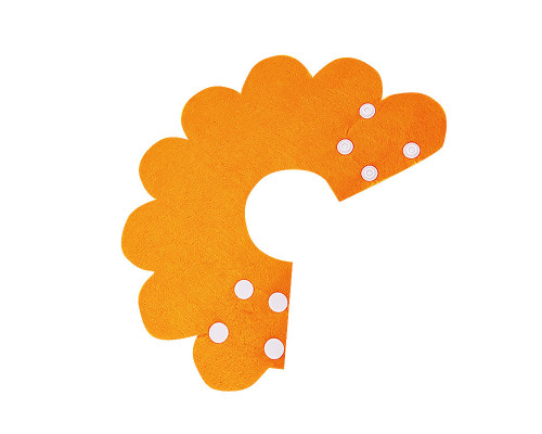 М'який комір-подушка для кішок Lesko DT-1063 Flower XL Orange післяопераційний М'який комір-подушка для кішок Lesko DT-1063 Flower XL Orange післяопераційний