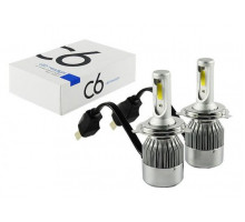 Комплект LED ламп C6 HeadLight H4 12v COB