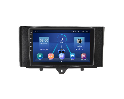 Штатна магнітола Lesko для Smart Fortwo 452 2011-2017 9" 6/128Gb 4G Wi-Fi GPS Top (12576-75618) Штатна магнітола Lesko для Smart Fortwo 452 2011-2017 9" 6/128Gb 4G Wi-Fi GPS Top (12576-75618)