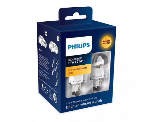 Комплект світлодіодних ламп Philips 11065XUAXM W21W 12V Yellow Комплект світлодіодних ламп Philips 11065XUAXM W21W 12V Yellow