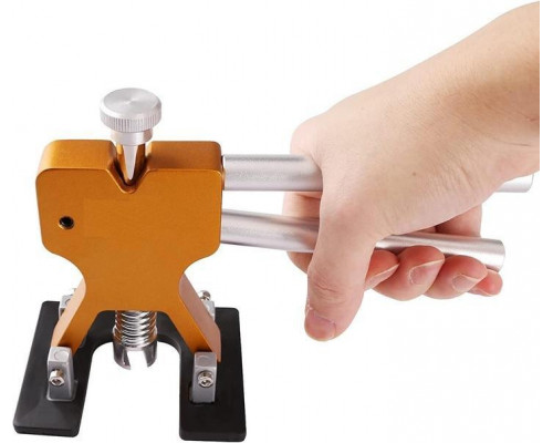 Інструмент для видалення вм'ятин з автомобіля без фарбування CARP мініліфтер 18,5х12х10 см Помаранчевий (C051043)