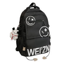 Рюкзак підлітковий WEI'ZN 20237 Black з брелоком 35 л