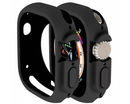 Захисний чохол для Apple Watch СВ 49 мм Ultra Чорний 457767764 Захисний чохол для Apple Watch СВ 49 мм Ultra Чорний 457767764