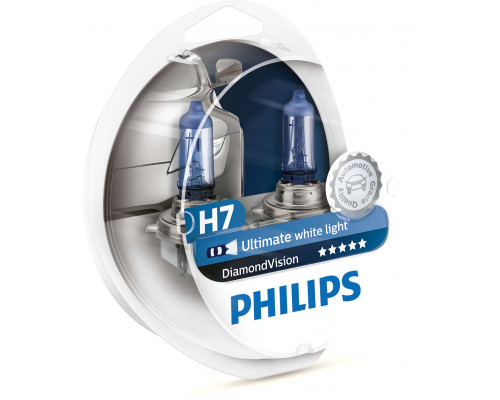 Автолампа PHILIPS 12972DVSP H7 55W 12V PX26d Diamond Vision Автолампа PHILIPS 12972DVSP H7 55W 12V PX26d Diamond Vision