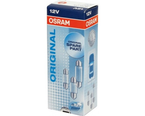 Автолампа ук. OSRAM 6461 C10W 36mm 12V SV8.5-8 5X10FS Автолампа ук. OSRAM 6461 C10W 36mm 12V SV8.5-8 5X10FS