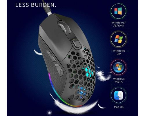 Миша бездротова HXSJ Т28 з акумулятором та RGB підсвічуванням 2,4G+Bluetooth Black Миша бездротова HXSJ Т28 з акумулятором та RGB підсвічуванням 2,4G+Bluetooth Black