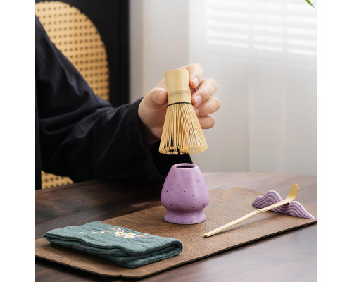 Набір для приготування чаю матчу No Brand Matcha SD5458 Purple 7 предметів 13273-85689